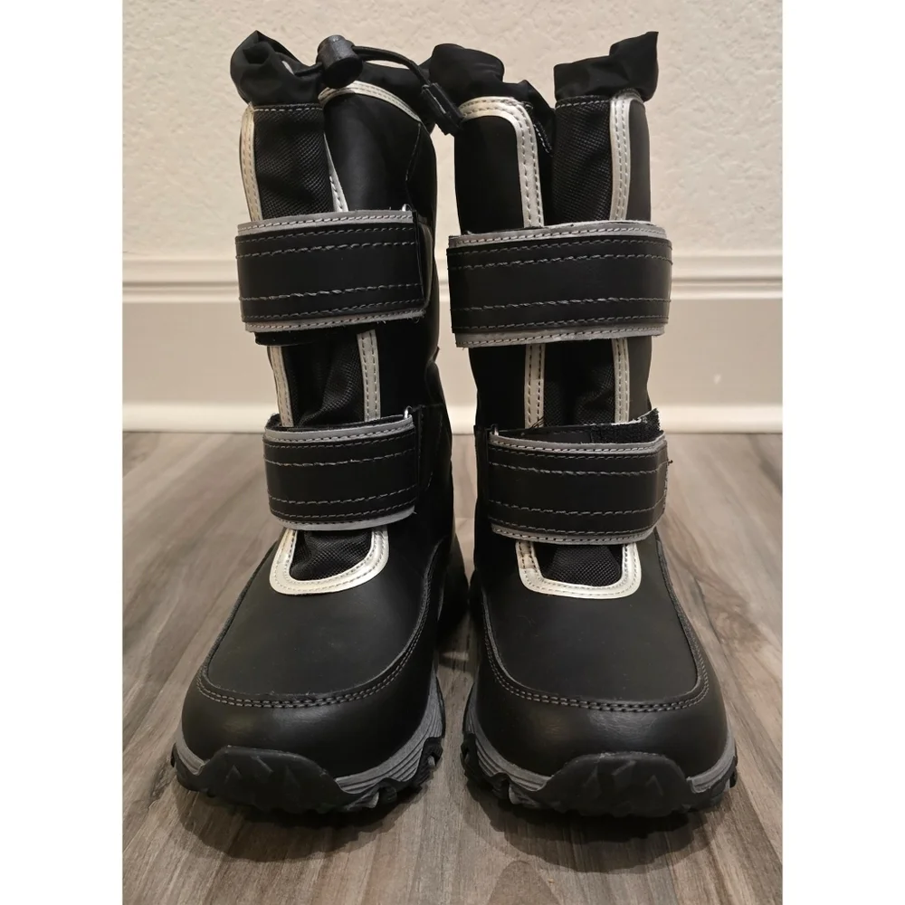 Lands’ End Snow Flurry Insulated Winter Snow Boots Youth Size 3 Water Resistant